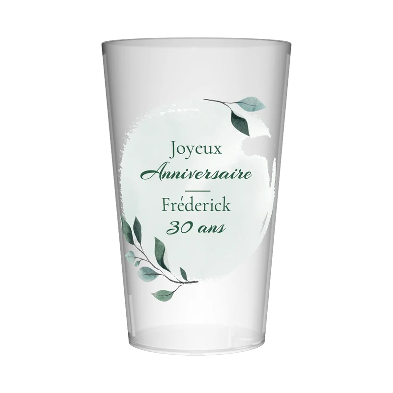 Gobelet personnalisé Anniversaire Chic et Classe