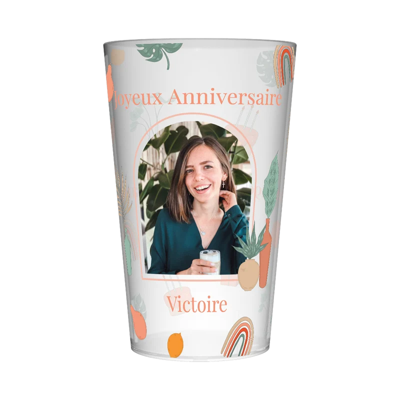 Gobelet personnalisé Anniversaire Chic