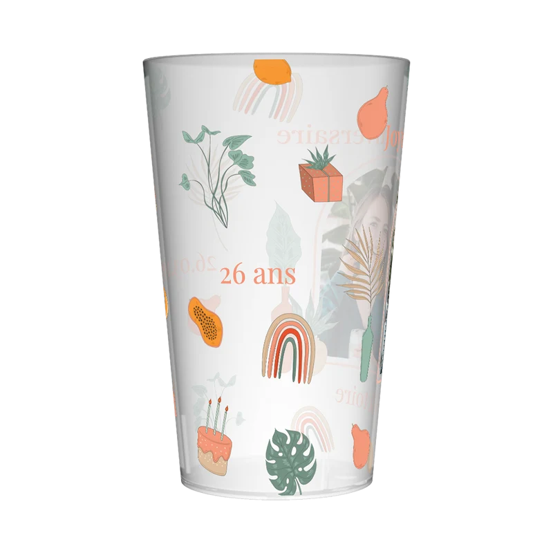 Gobelet personnalisé Anniversaire Chic
