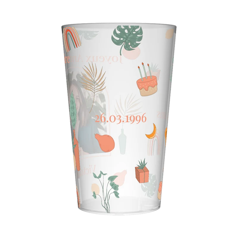 Gobelet personnalisé Anniversaire Chic