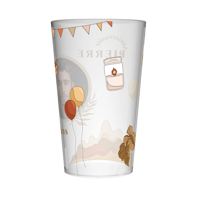 Gobelet personnalisé Anniversaire Photo & Automne