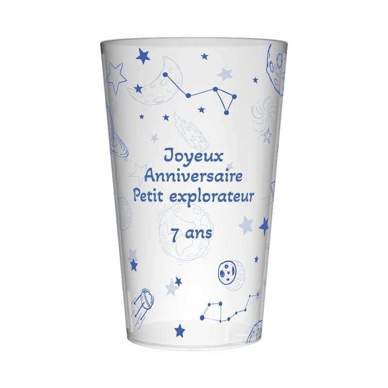 Gobelet personnalisé Anniversaire Ciel