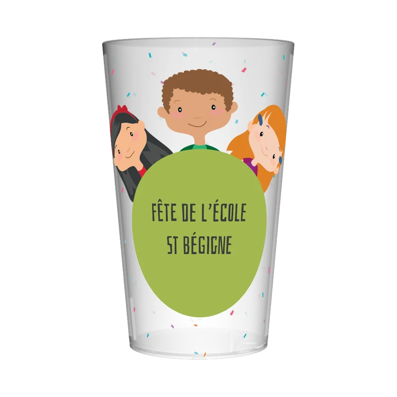 Gobelet personnalisé Fête des écoles Cercle