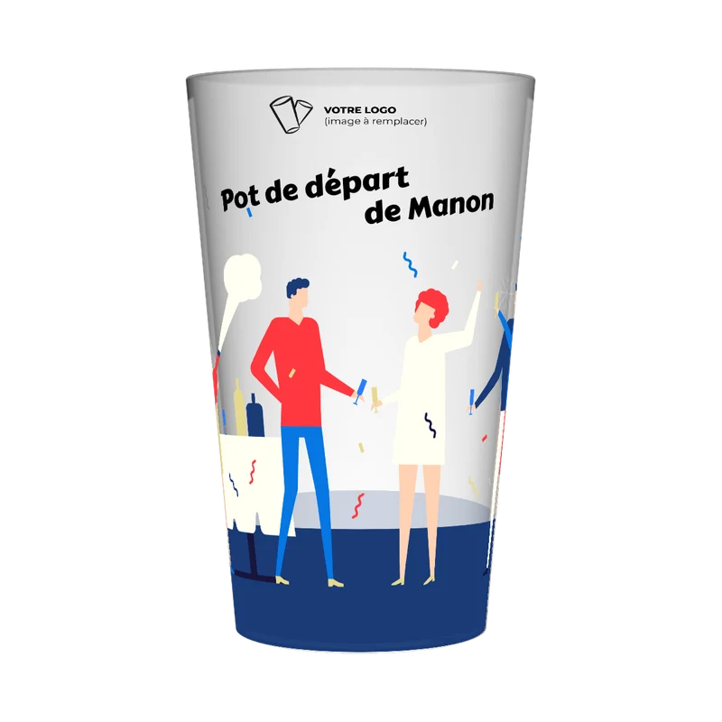 Gobelet personnalisé Entreprise Pot de départ