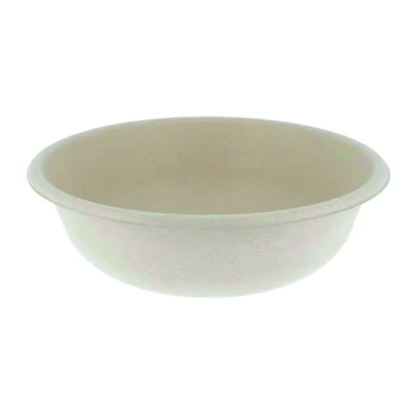 Saladiers ronds 1000 ml en pulpe sans couvercle (400 unités)