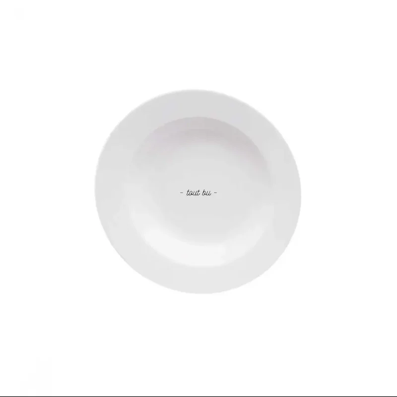Vaisselle - Assiettes creuses personnalisées