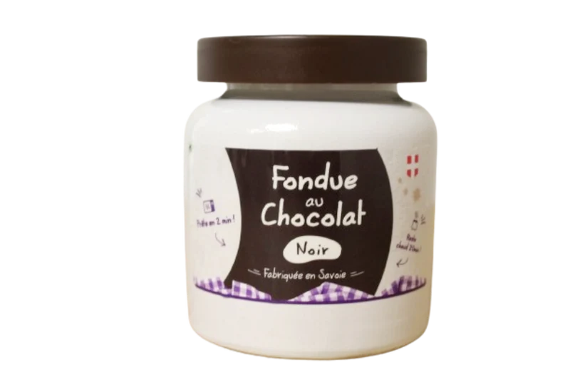 Fondue au chocolat noir