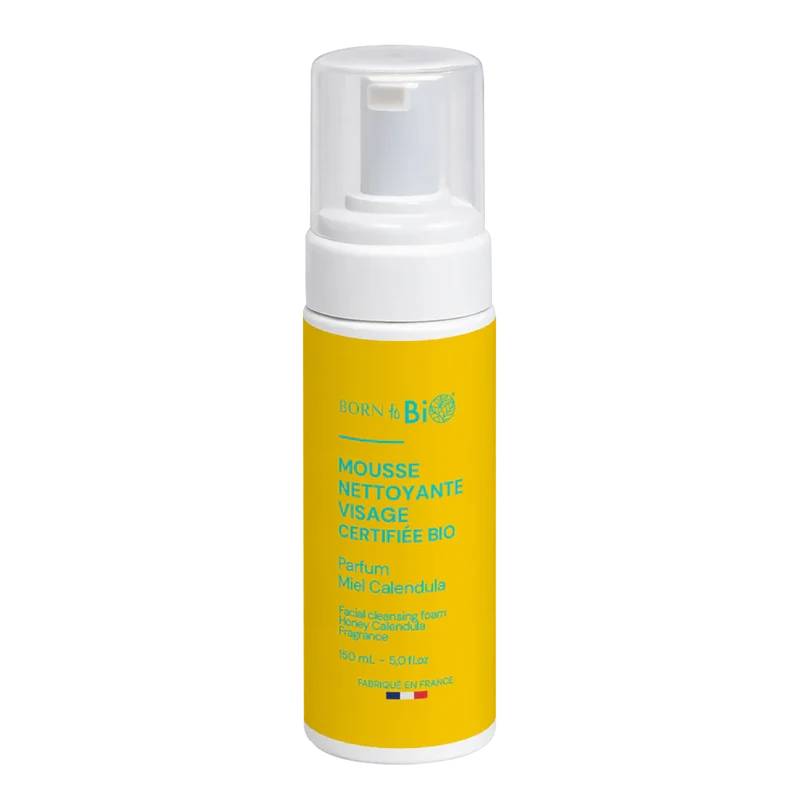 Mousse nettoyante pour le visage bio