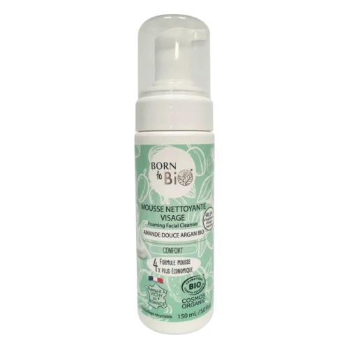 Mousse nettoyante pour le visage bio