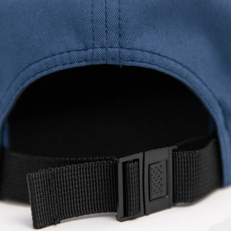 Slate Blue 5-Panel Hat Silicone Patch