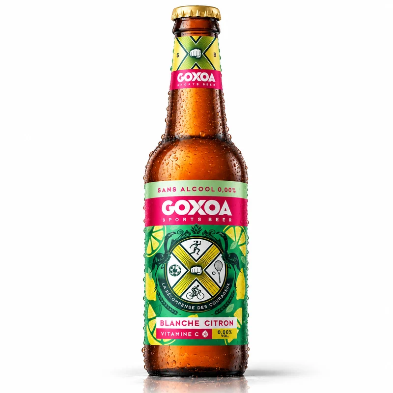 Pack blanche Citron 0.0% Bouteille