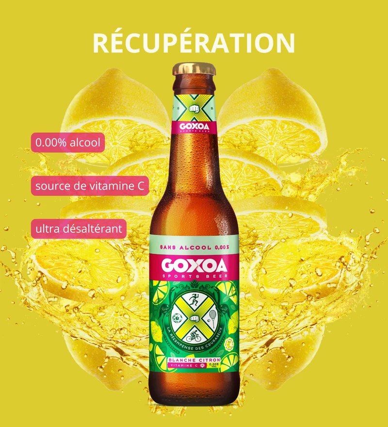 Bouteille Blanche Citron 0.0%
