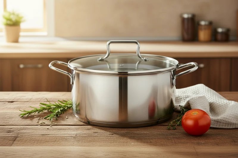 Batterie de cuisine Cookinglife Essential Steel 6 pièces - Inox - Casserole ø 16, 18, 20 cm & Casserole ø 16 cm + Poêle Superior ø 24 & 28 cm - compatible avec toutes les sources de chaleur