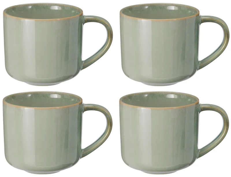 Ensemble de mugs Cookinglife - Mugs à café - Serene - 330 ml - 4 pièces