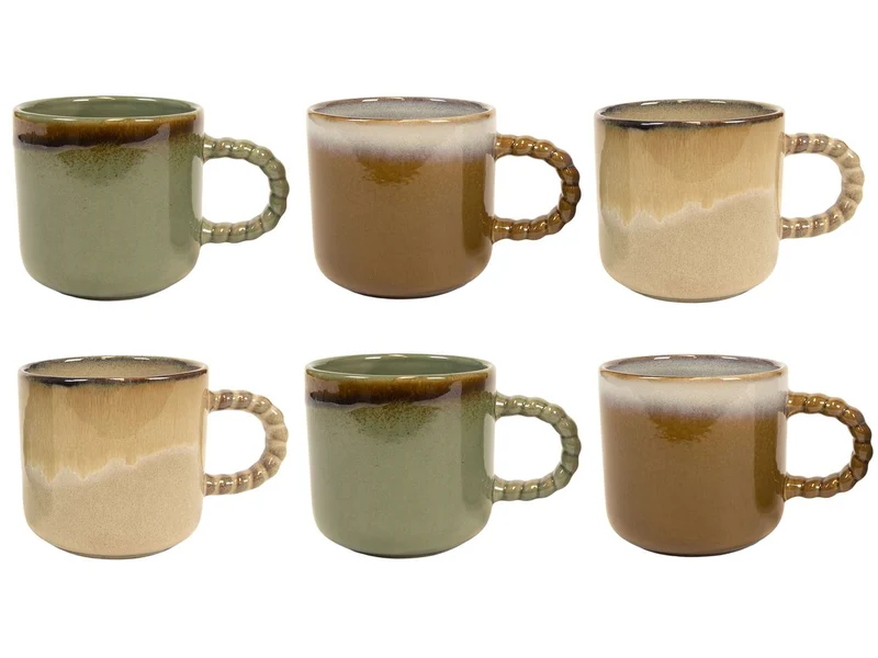 Ensemble de mugs Cookinglife Nomad Twist 330 ml - 6 pièces