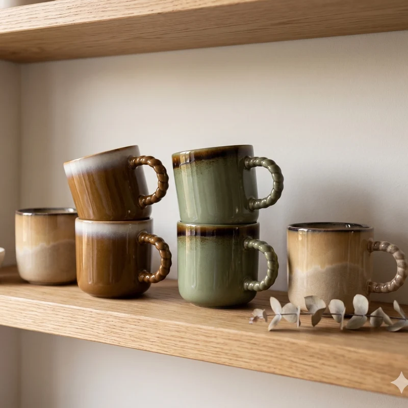 Ensemble de mugs Cookinglife Nomad Twist 330 ml - 6 pièces