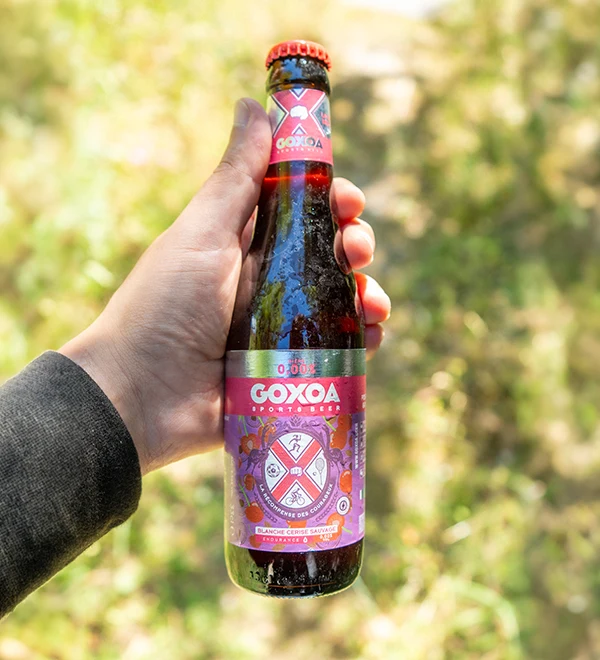 Bouteille Blanche Cerise Sauvage 0.0%