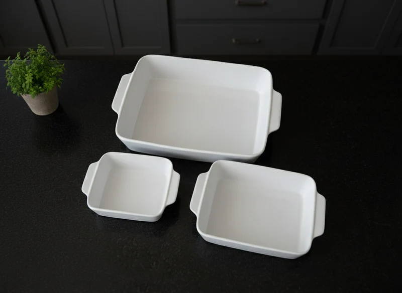 Ensemble de plats à four Cookinglife - en grès - 0,7-3,5 L - 3 pièces
