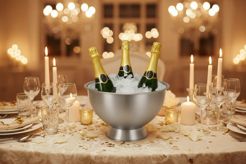 Seau à champagne Cookinglife - Bol à champagne - Brossé - ø 30 cm