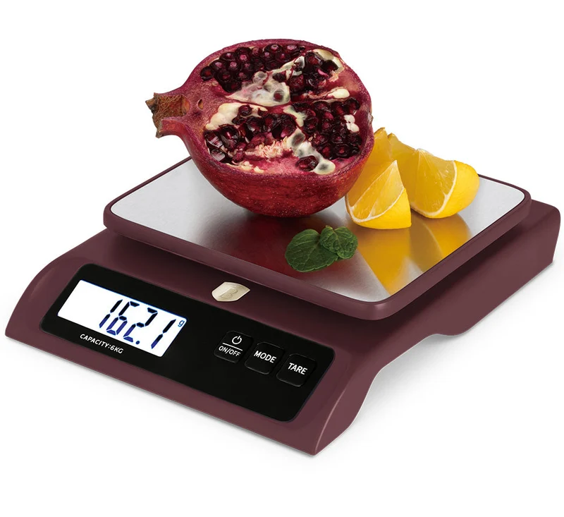 Balance de cuisine numérique BerlingerHaus Bordeaux - Capacité maximale 6 kg
