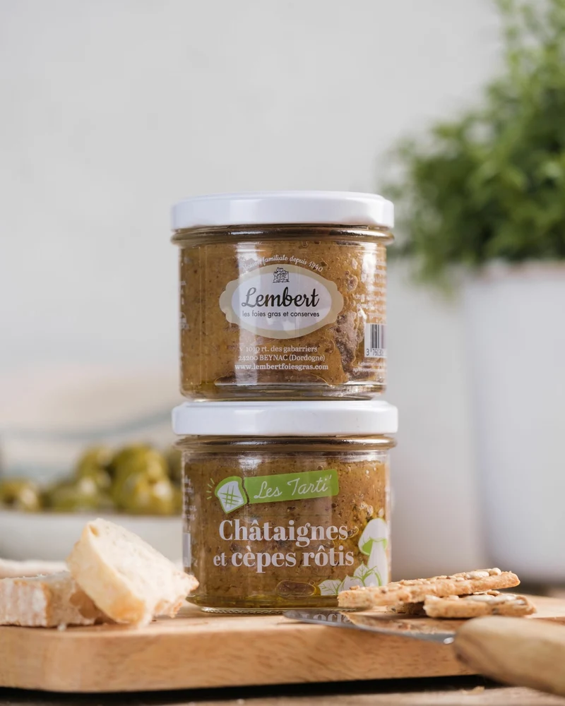 Tarti' châtaignes & cèpes rôtis