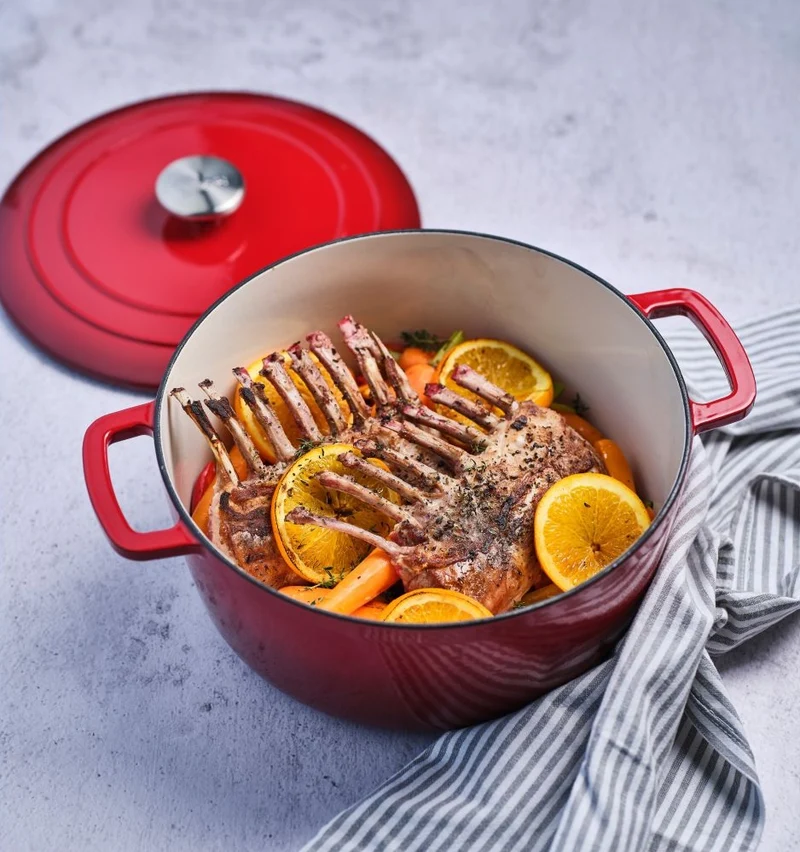 Batterie de cuisine Sola Pearl 7 pièces inox - Compatible Induction - Casserole ø 16, 18, 20 cm & Casserole ø 16 cm + Poêle ø 24, 28 cm + Cocotte ø 24 cm