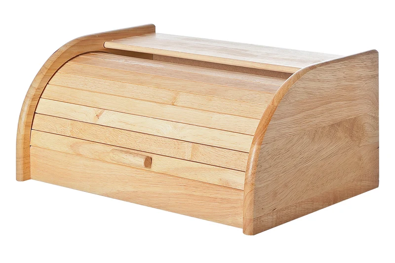 Boîte à pain Cosy & Trendy en bois avec couvercle à rouleau - 40 x 27 x 18 cm