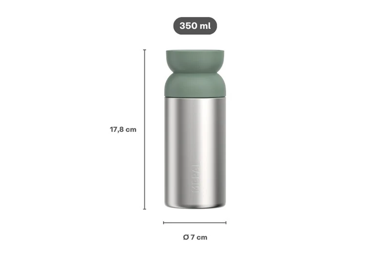 Mug Isotherme Mepal Ellipse Nordic Black - 350 ml