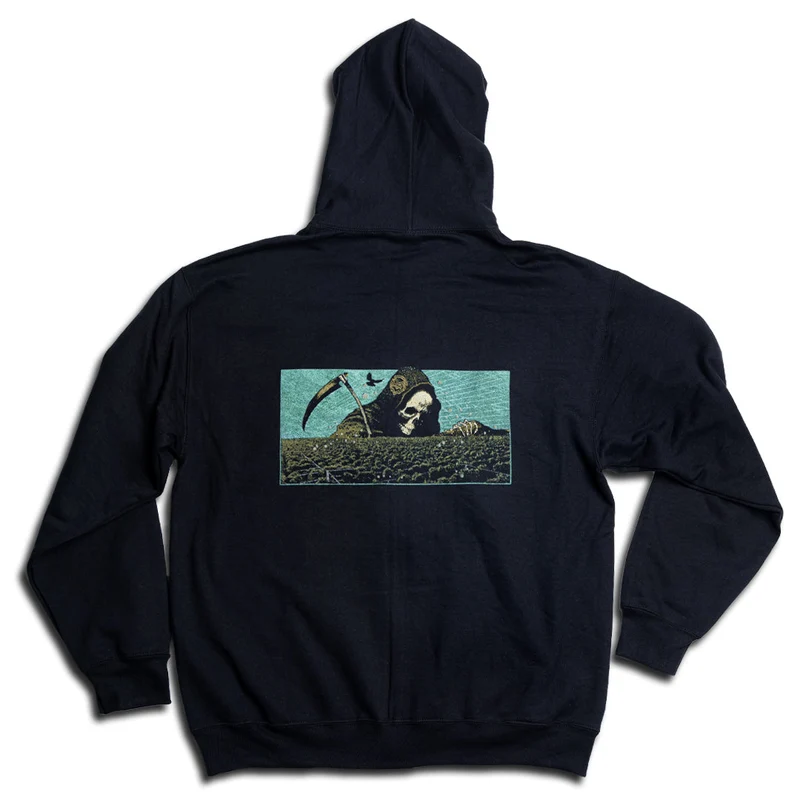 Hop Field Reaper Zip-Up Hoodie