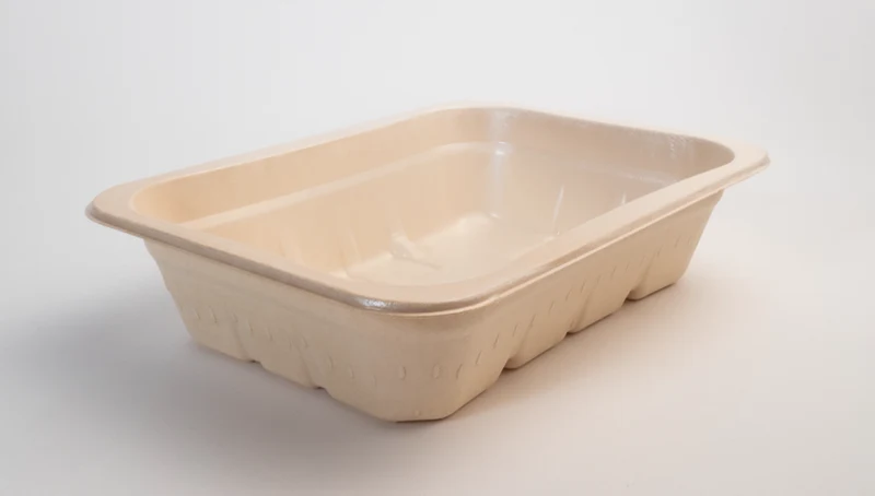 Barquette en cellulose moulée 253x183x64 mm (une palette minimum)