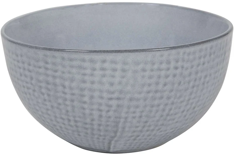 Service de table Cookinglife Linen Gris 18 pièces / 6 personnes - 6 assiettes à dîner, 6 assiettes à petit-déjeuner et 6 bols