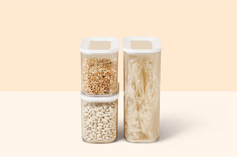 Pots de conservation Set Mepal Modula Blanc 3 pièces