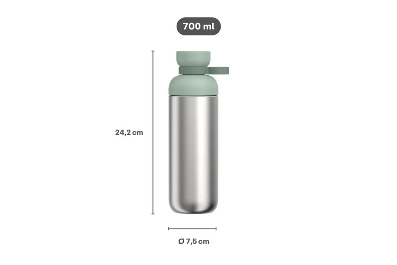 Gourde Mepal Vita Nordic Sage - Inox - 700 ml