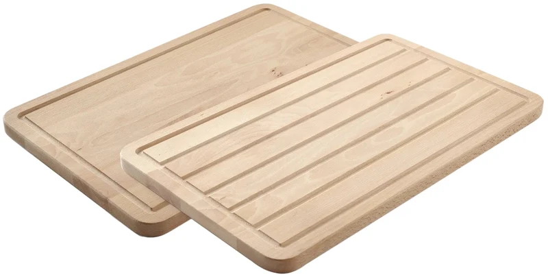 Planche à découper en bois / Planche à pain Hendi - Bois de hêtre - 53 x 32,5 cm
