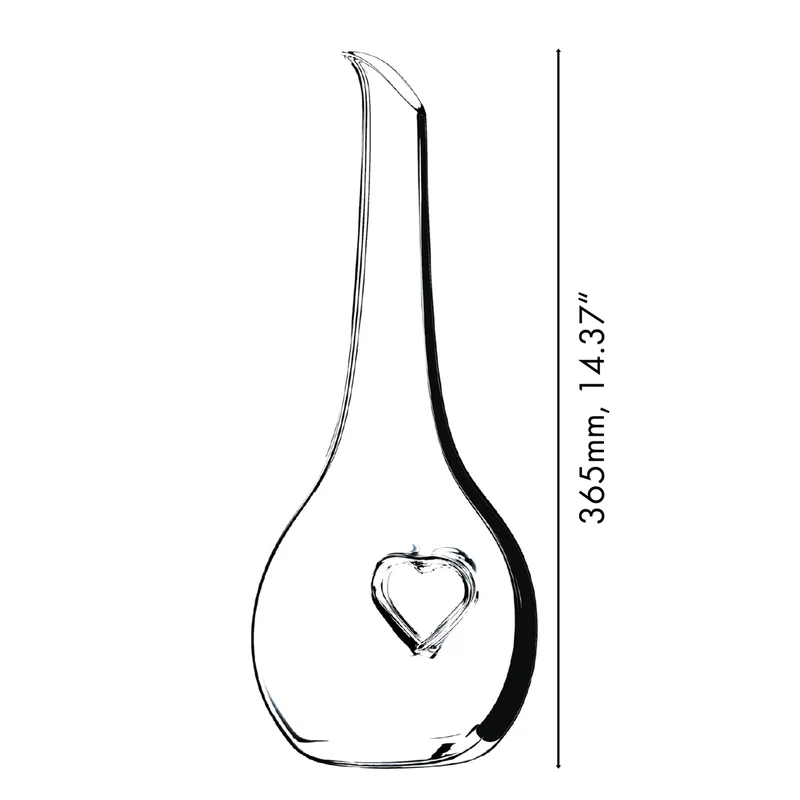 Carafe à décanter Riedel Black Tie Bliss - Fait main - 750 ml