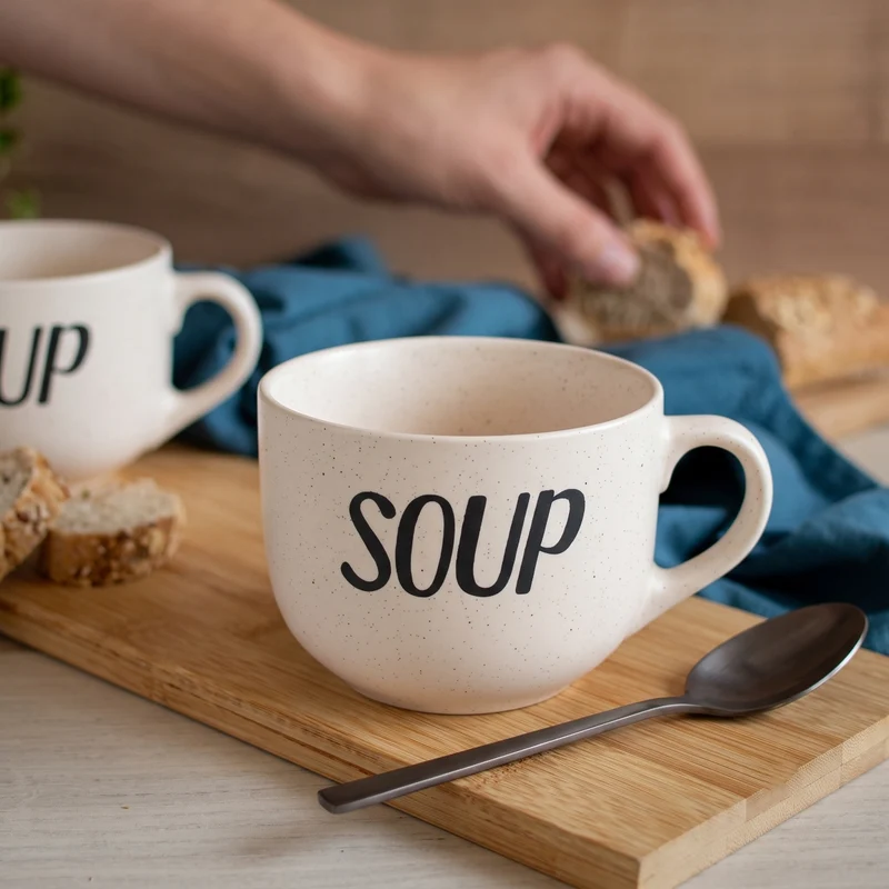 Bols à soupe Cosy & Trendy SOUP Crème ø 11 cm / 500 ml - 6 pièces