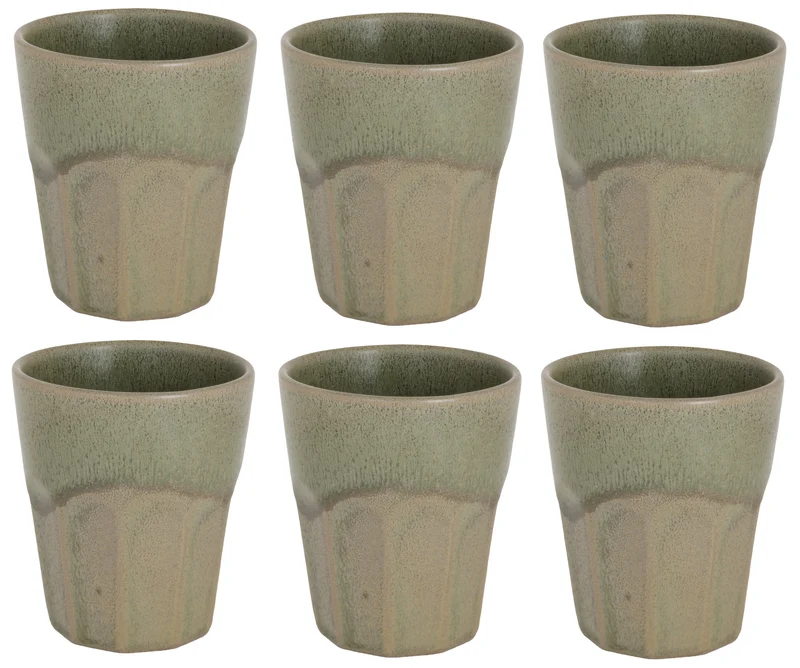 Tasses à Cappuccino Cosy & Trendy Bistro Thyme Green 290 ml - 6 pièces