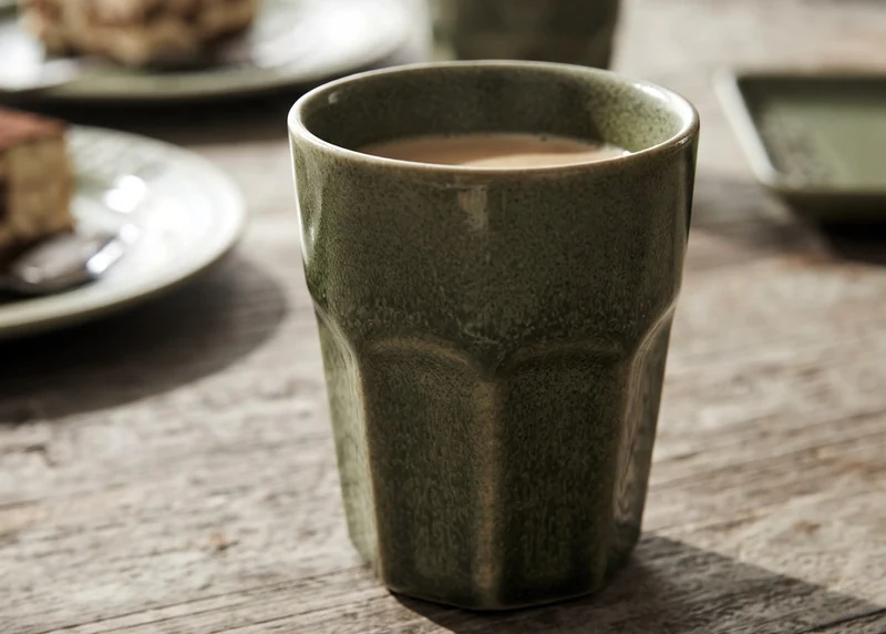 Tasses à Cappuccino Cosy & Trendy Bistro Thyme Green 290 ml - 6 pièces