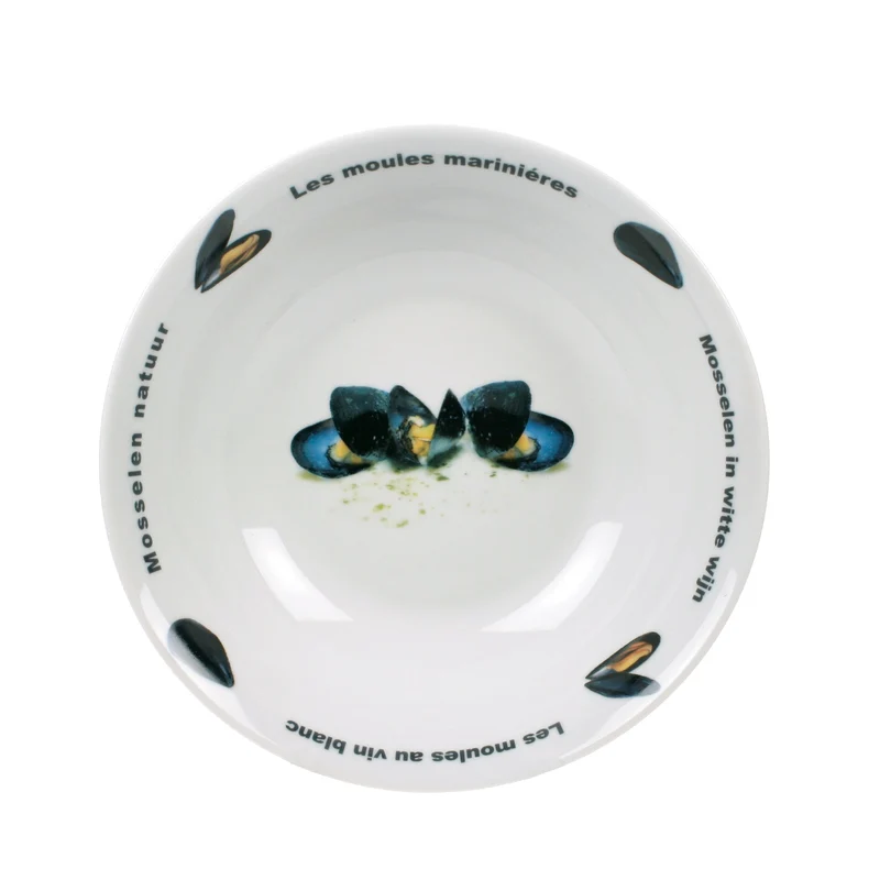 Service à moules - Marmite à moules ø 24 cm (Induction) avec Assiettes à moules & Couverts Anovi - 2 Personnes