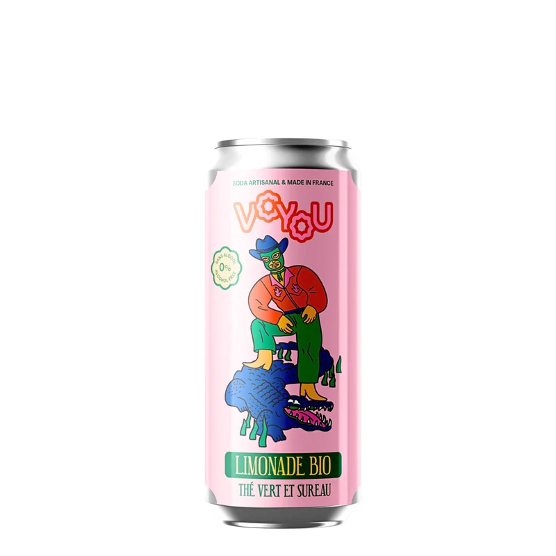 Limonade Thé Vert Sureau bio - Voyou