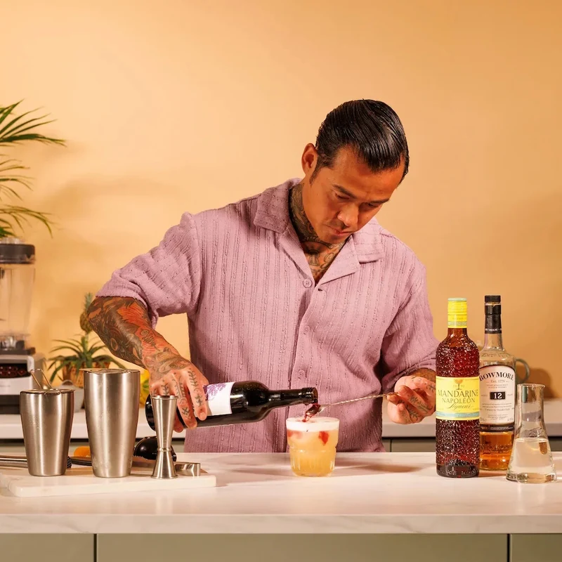 Cuillère de bar Vacu Vin Inox - Cuillère à cocktail - 33 cm