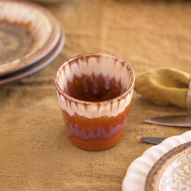 Costa Nova Tasses à café Casafina Poterie Caramel-Latte 190 ml - 6 pièces