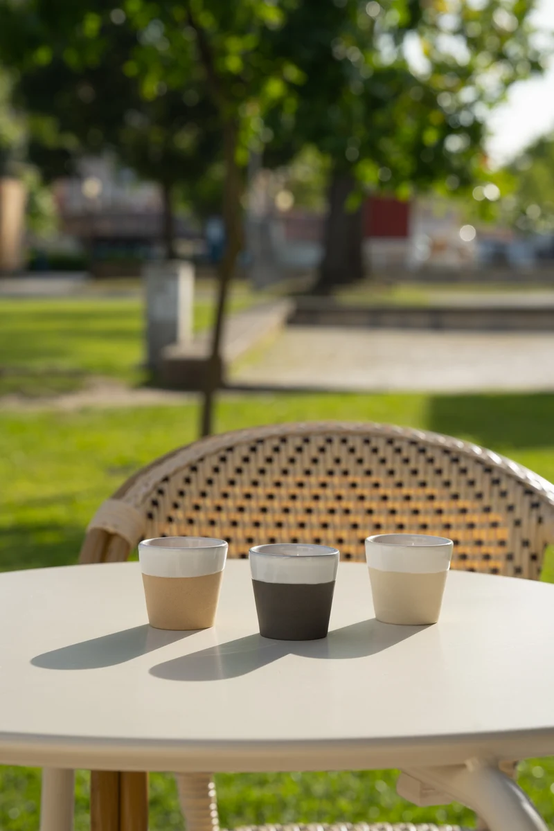 Tasses à café Costa Nova Grespresso Nature 190 ml - 3 pièces