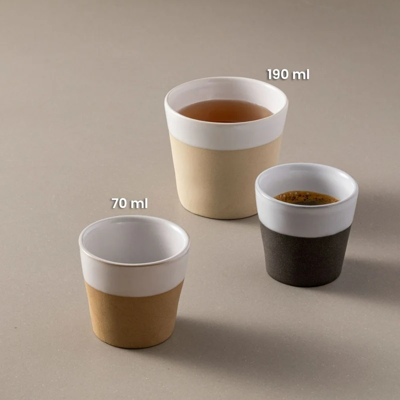 Tasses à café Costa Nova Grespresso Nature 190 ml - 3 pièces