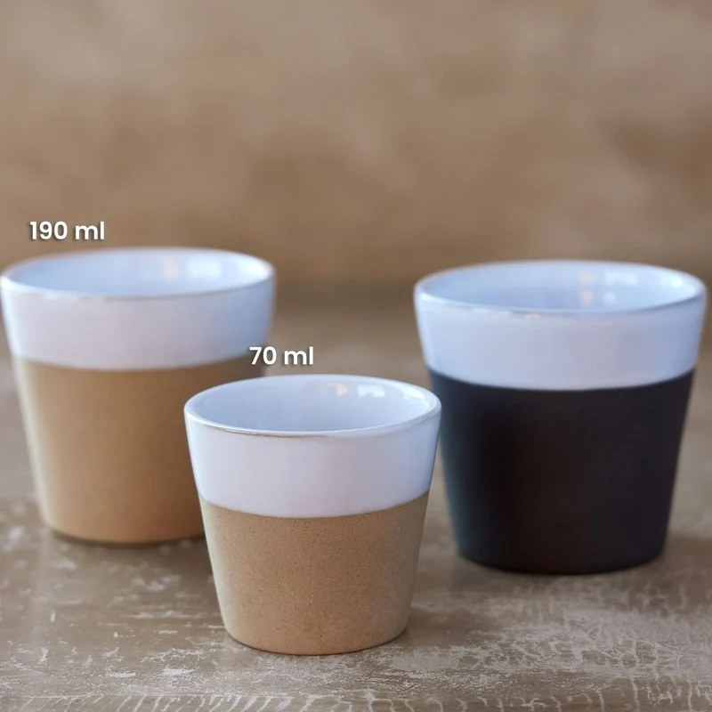 Tasses à café Costa Nova Grespresso Nature 190 ml - 3 pièces