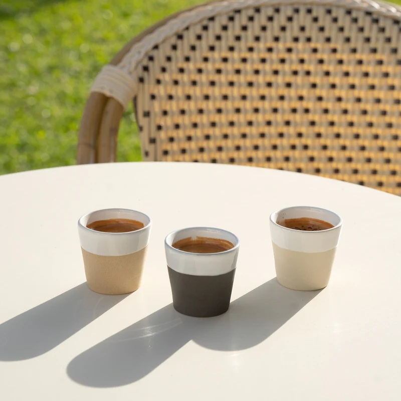 Tasses à café Costa Nova Grespresso Nature 190 ml - 3 pièces