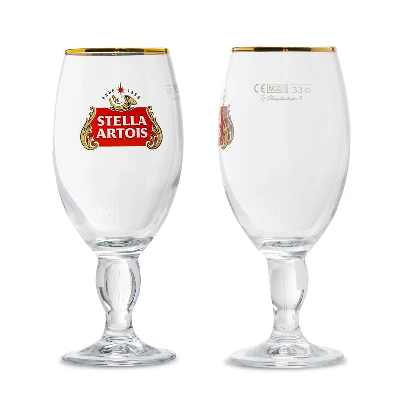 Verres à bière Stella Artois - Calice - 330 ml - 2 pièces