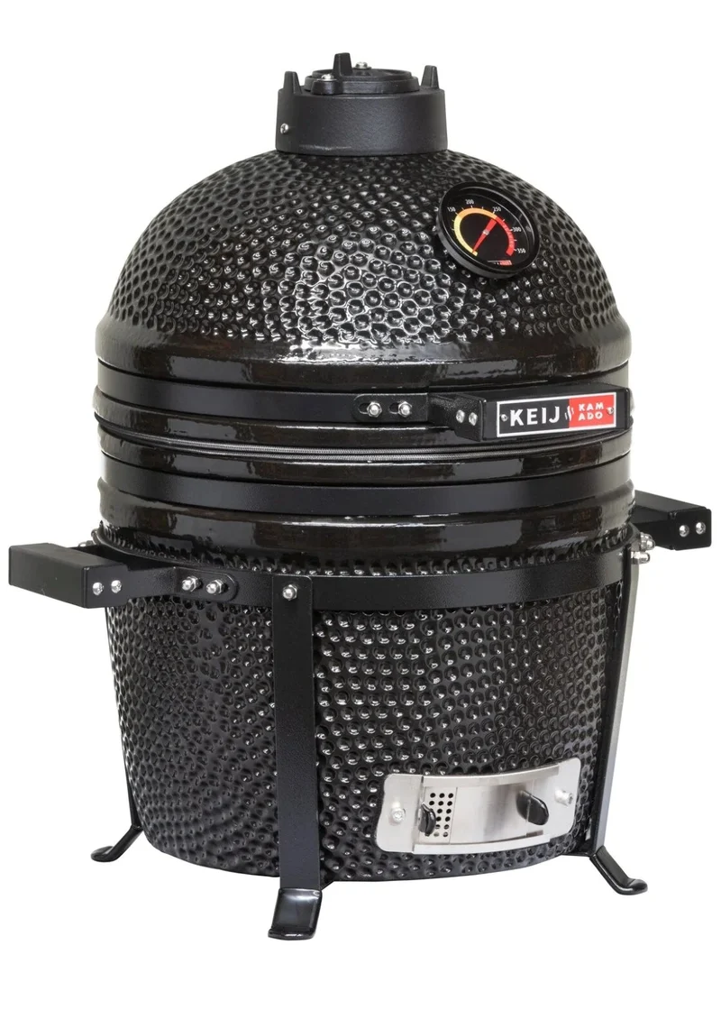 Keij Kamado BBQ Pro Compact Black - 15 pouces