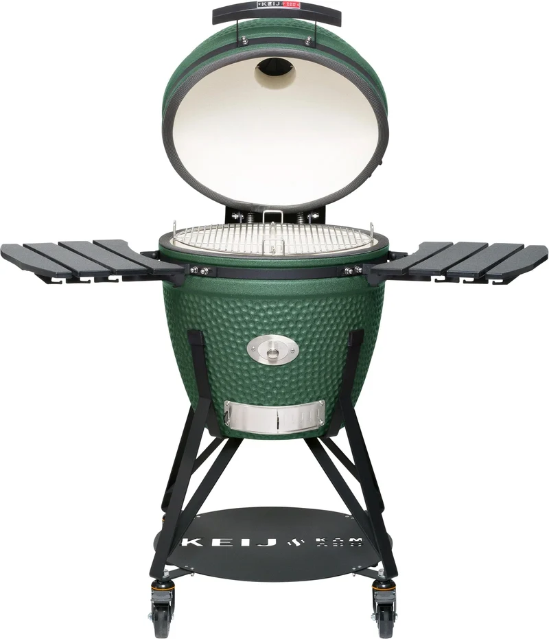 Keij Kamado Legend Céramique Large Vert - Set de démarrage Kamado BBQ