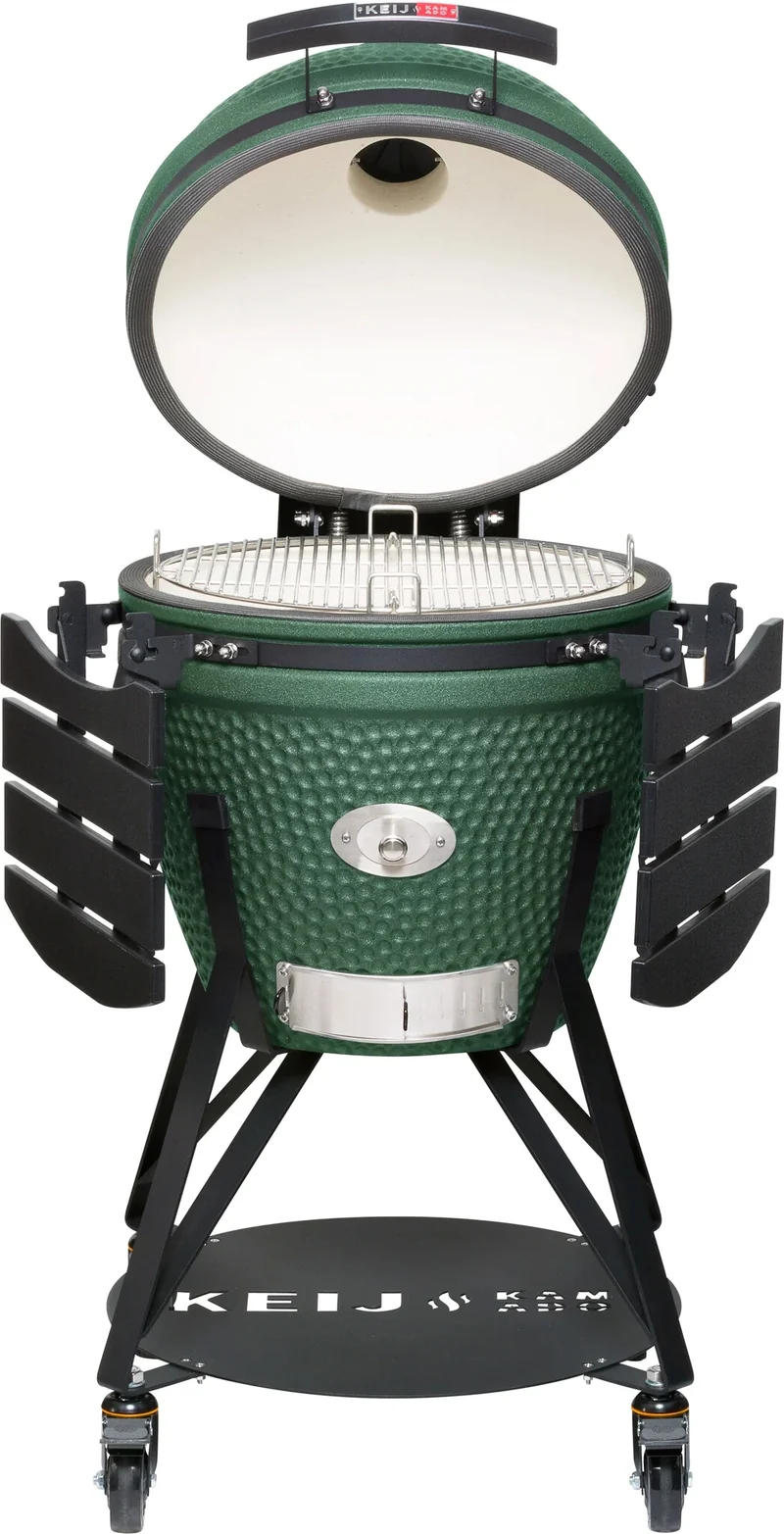 Keij Kamado Legend Céramique Large Vert - Set de démarrage Kamado BBQ